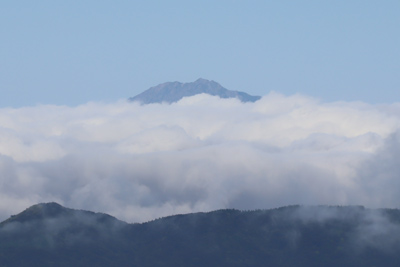 大山のズーム