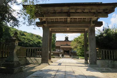 中山神社 神門