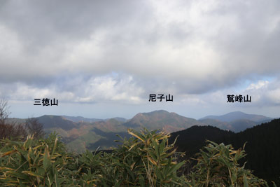 伯州山山頂から