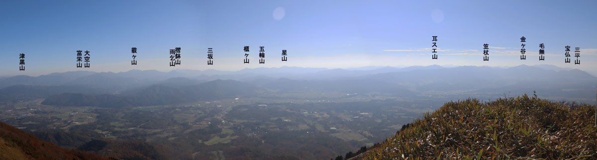 中蒜山山頂から
