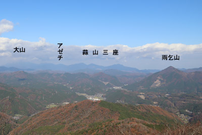 蒜山方向