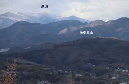 神南備山展望台から