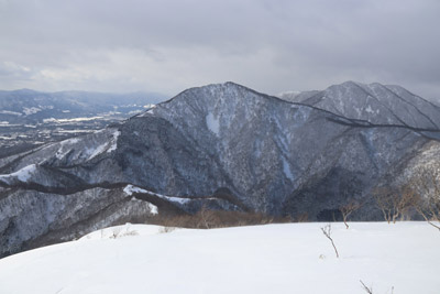 中蒜山へ