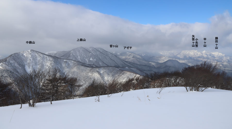 下蒜山山頂からの展望