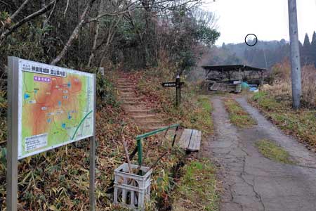 登山道入口