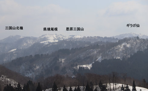 伯州山山頂から