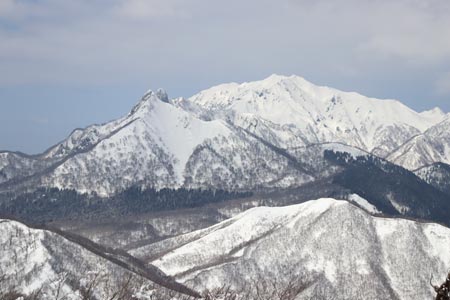 大山のズーム