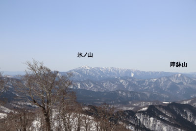 氷ノ山方向