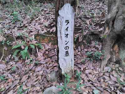 ライオンの墓