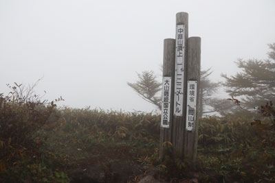 中蒜山山頂