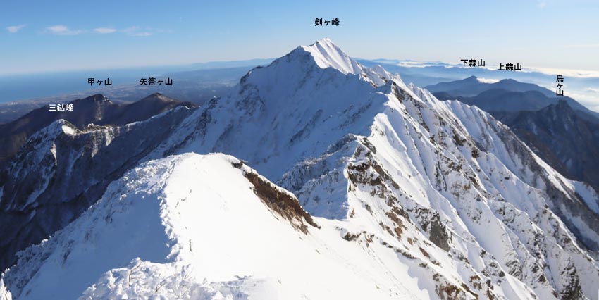 弥山山頂から