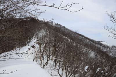 山頂と9合目