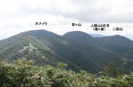 山頂から