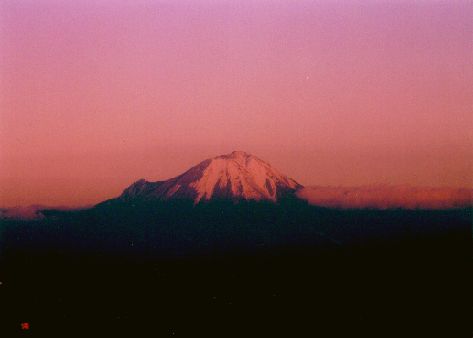 夕照大山
