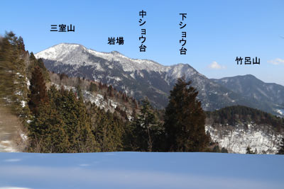 三室山～竹呂山