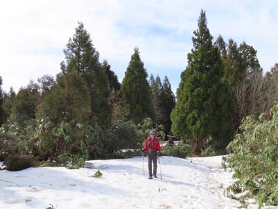 霧ヶ原の残雪