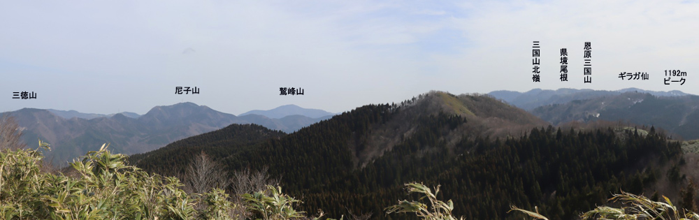 伯州山山頂から