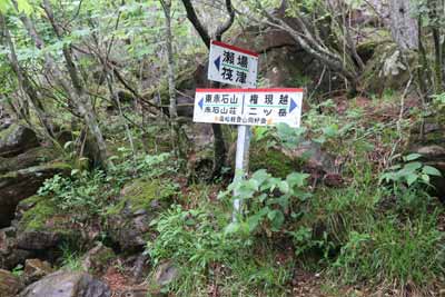 縦走路出合