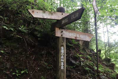 瀬場谷分岐
