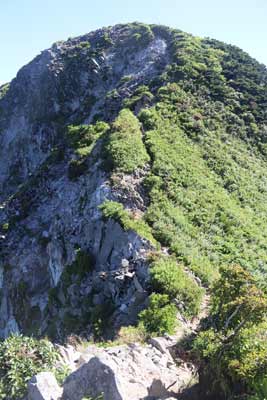 三鈷峰への道