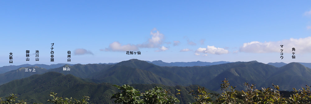 泉山山頂から