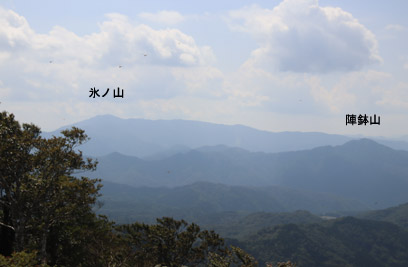 氷ノ山方向
