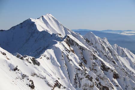 剣ヶ峰方向