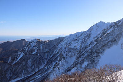 ８合目上部から