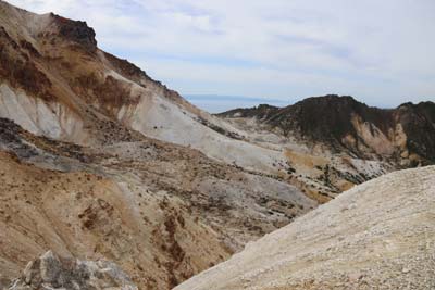 火山の山
